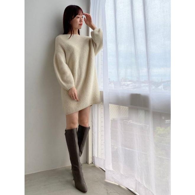 SNIDEL（スナイデル） ラクーンミニニットワンピース 23秋冬