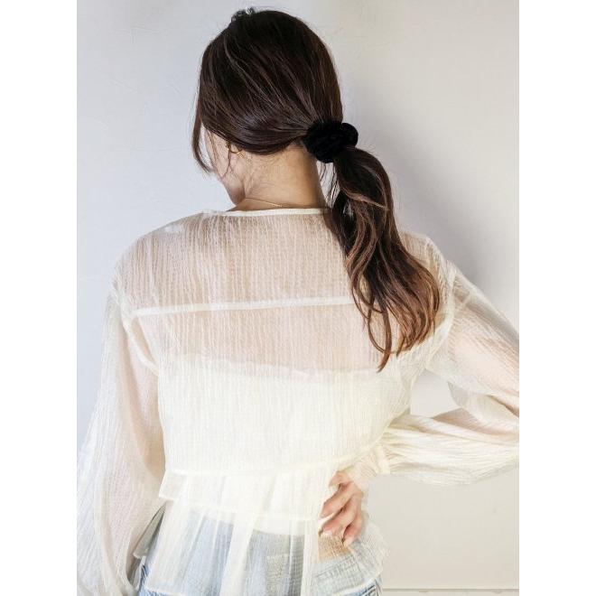 SNIDEL（スナイデル） フリルキャミ＆ボレロセット 24春夏 SWFB241145