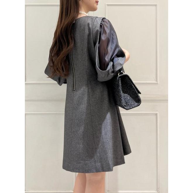 SNIDEL（スナイデル） (12%OFF) シアーショルダーミニワンピース 24