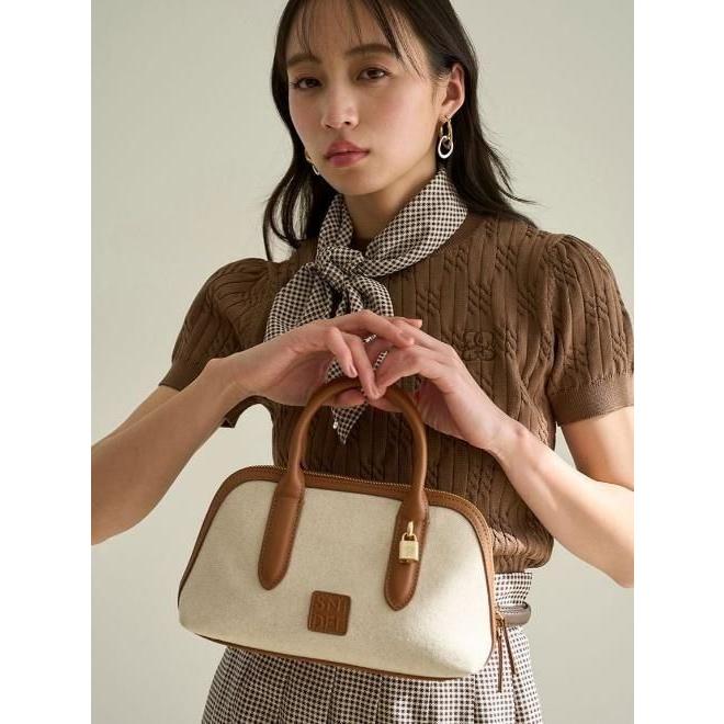 SNIDEL（スナイデル） (セール40%OFF&PT5) ラウンドミニボストン 25春