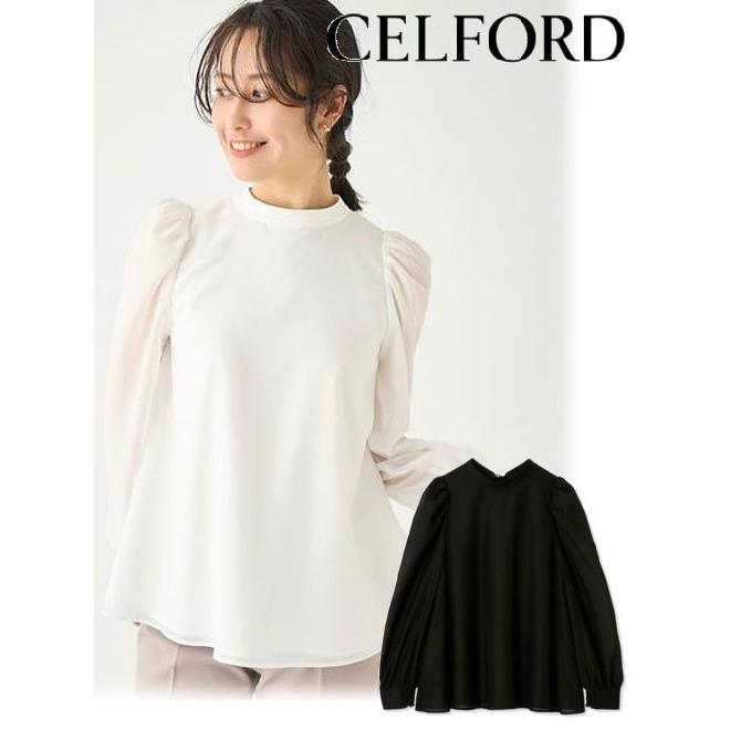 CELFORD（セルフォード） (セール50%OFF&PT5) リボンフレアブラウス 23
