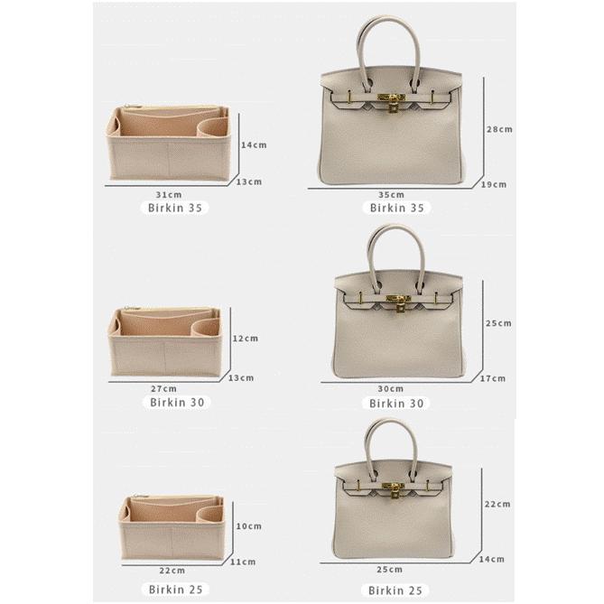 バーキン用 バッグインバッグ 25 30 35 インナーバッグ 整理 収納
