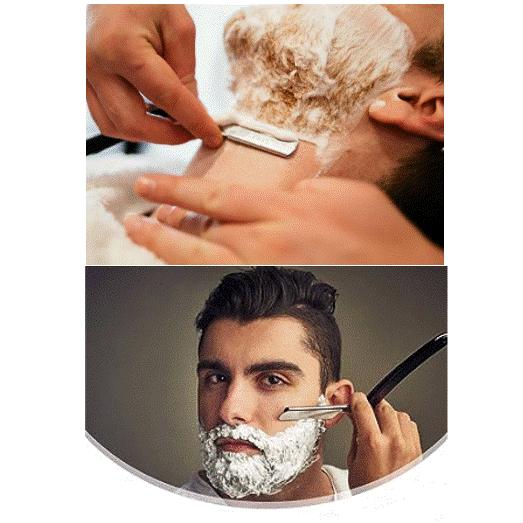 カミソリ ストレートレザー 折りたたみ式 替え刃式 西洋剃刀 ひげ剃り