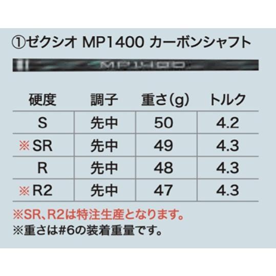 XXIO 左用 セット販売 7本セット ダンロップ XXIO14 ゼクシオ14