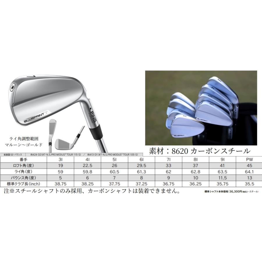 PING（ピン） カスタムオーダー 右用/左用 BLUEPRINT T ブループリント