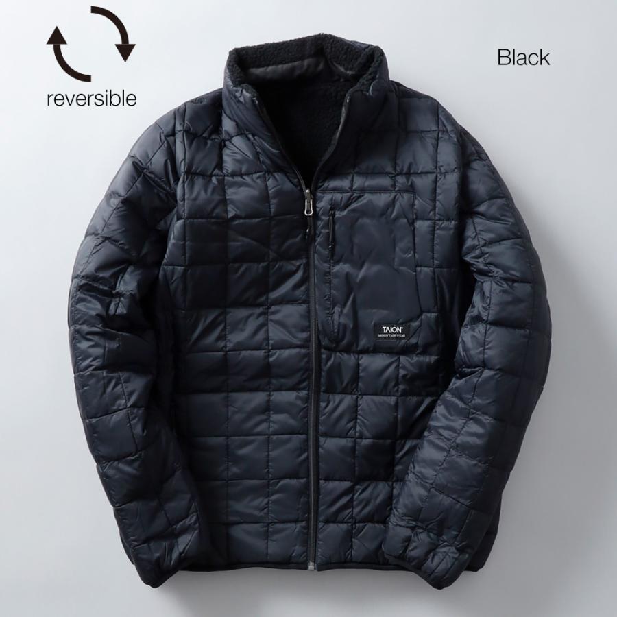 TAION（タイオン） ダウンジャケット リバーシブル メンズ 800FP 軽量