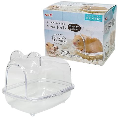 Harmony（GEX） ハーモニートイレ/スコップ付き 大き目 ゴールデン