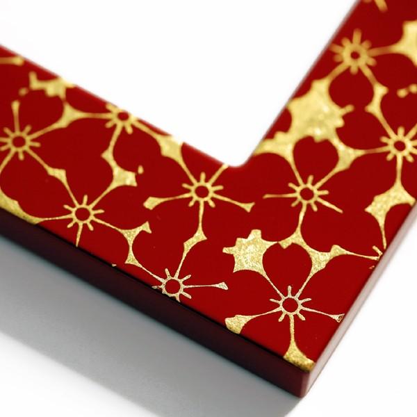 山田平安堂 写真立て/フォトスタンド 春秋 フォトフレーム/漆塗り/木製