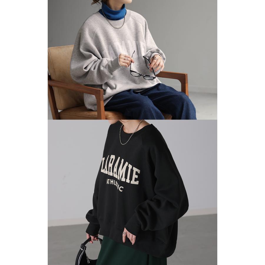 HUG.U（ハグユー） トップス ロゴ スウェット レディース トレーナー