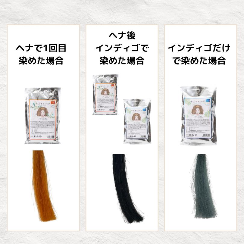ヘナ白髪染めスタートセット 届いたその日にヘナカラーできる