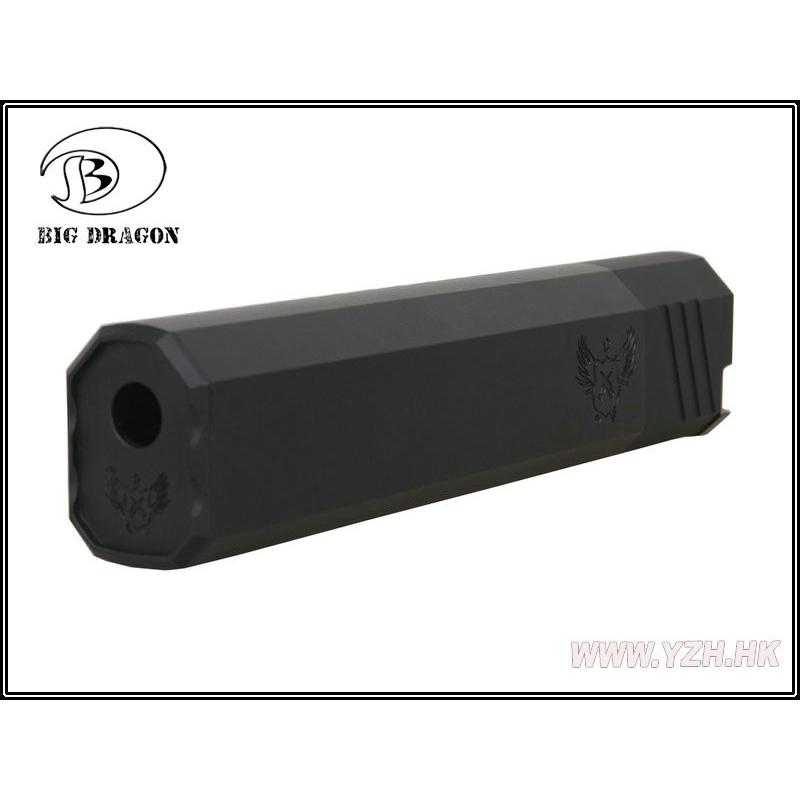 BIGDRAGON SilencerCo Ospreyタイプサプレッサー 7inch BK (14mm逆ネジ