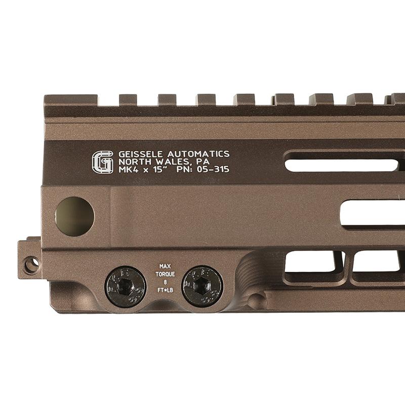 Zparts Geissele Mk4 15inch M-LOKハンドガード (東京マルイ M4 MWS