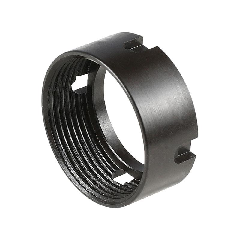 GHK M4 MK18 RISIIハンドガード用バレルナット (M4-M-38) : ミリタリー