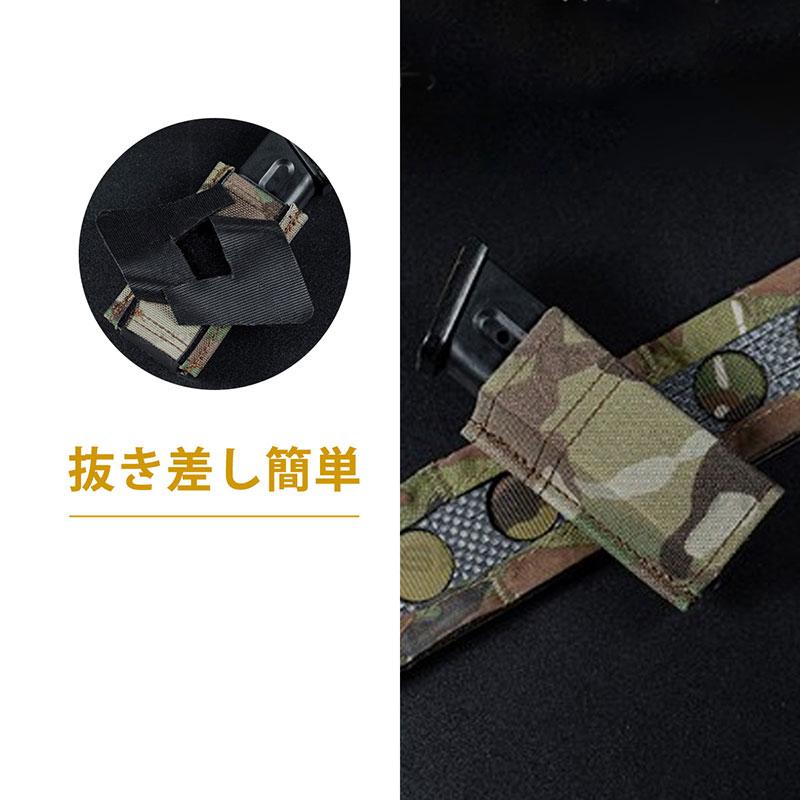 WoSporT esstacタイプ アングルド シングルピストルマガジンポーチ BK