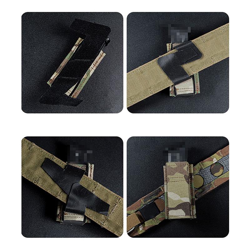 WoSporT esstacタイプ アングルド シングルピストルマガジンポーチ BK