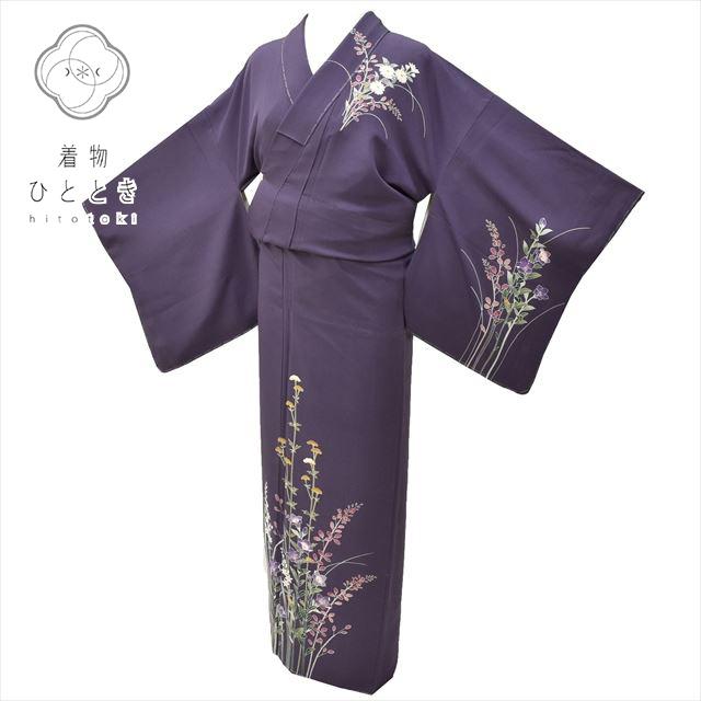 リサイクル着物 付下げ訪問着 中古 正絹 未使用品 仕立て上がり 加賀