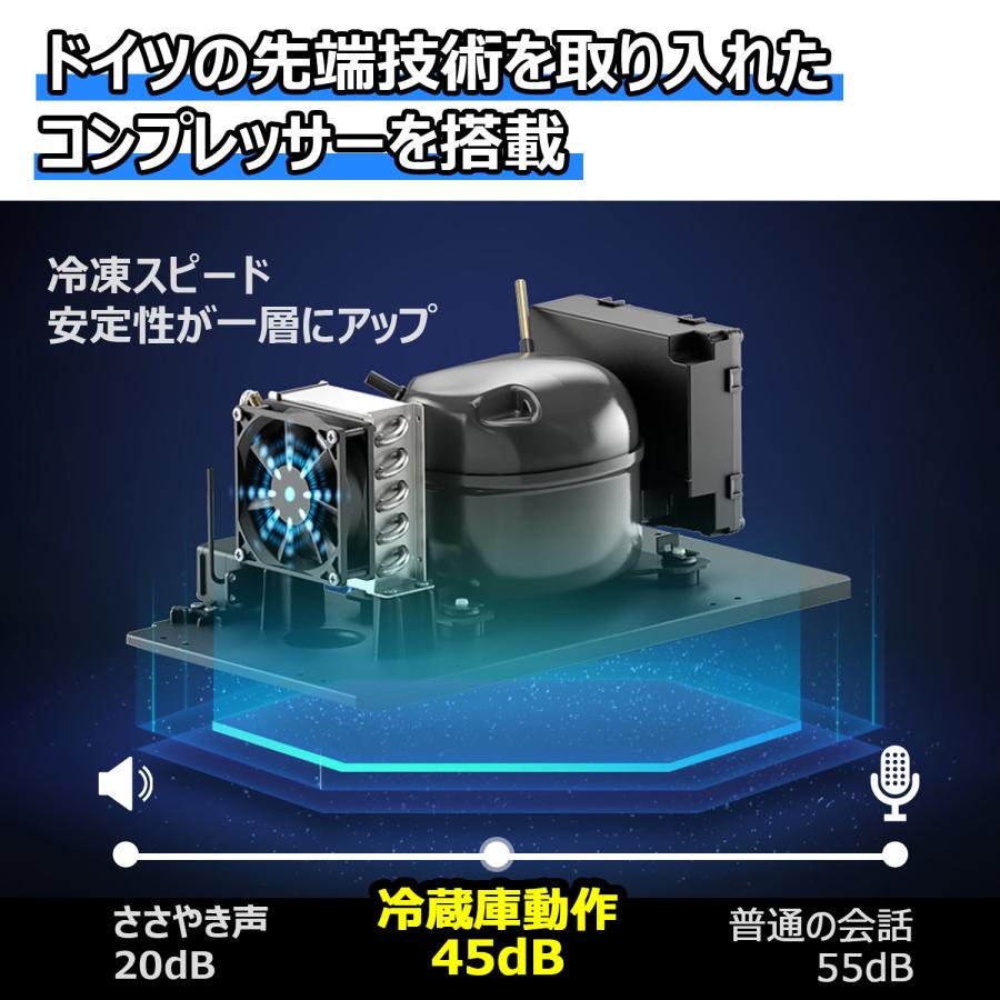 車載冷蔵冷凍庫 クーラーボックス 18L -20℃〜20℃ 急速冷凍 2WAY電源