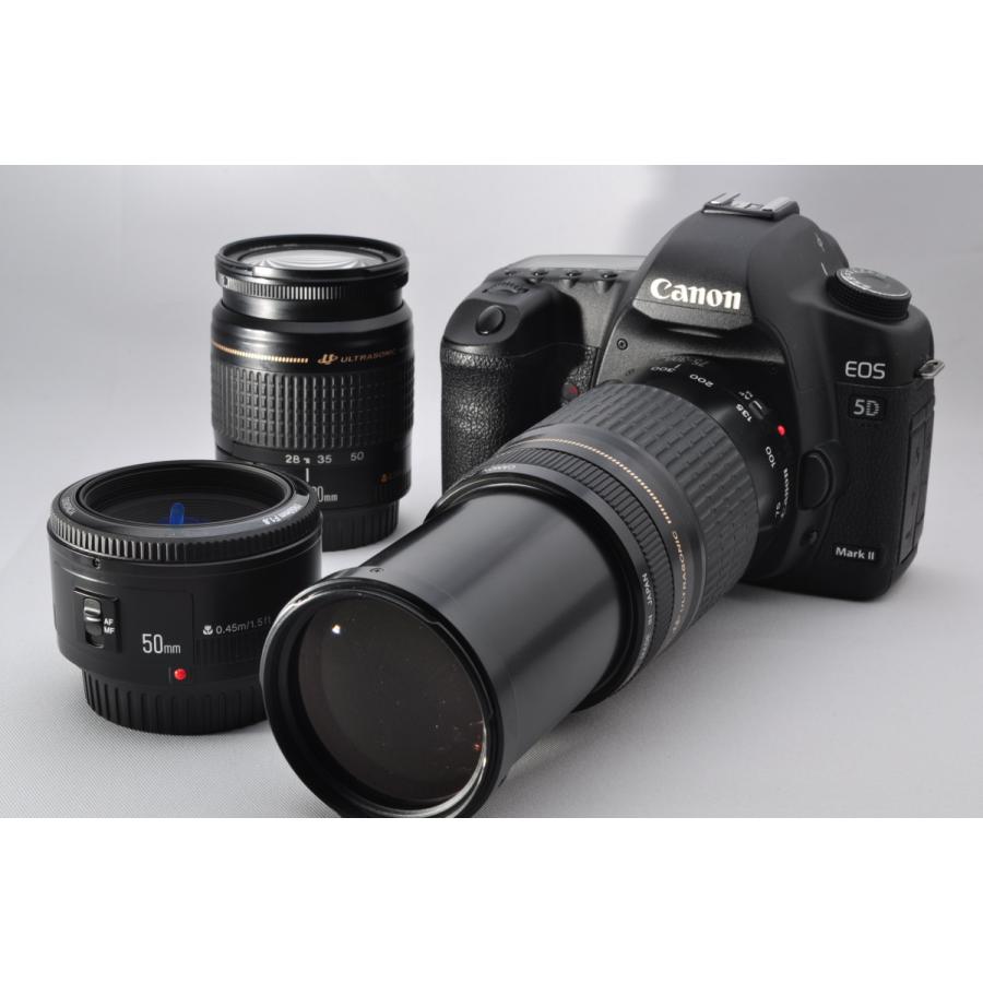 EOS 5D Mark II Canon キヤノン 超望遠トリプルレンズセット : カメラ