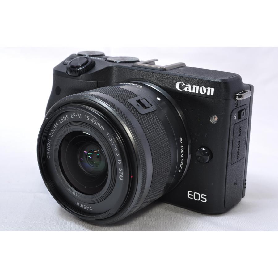 EOS M キヤノン Canon ミラーレス一眼 M3 レンズキット ブラック EF