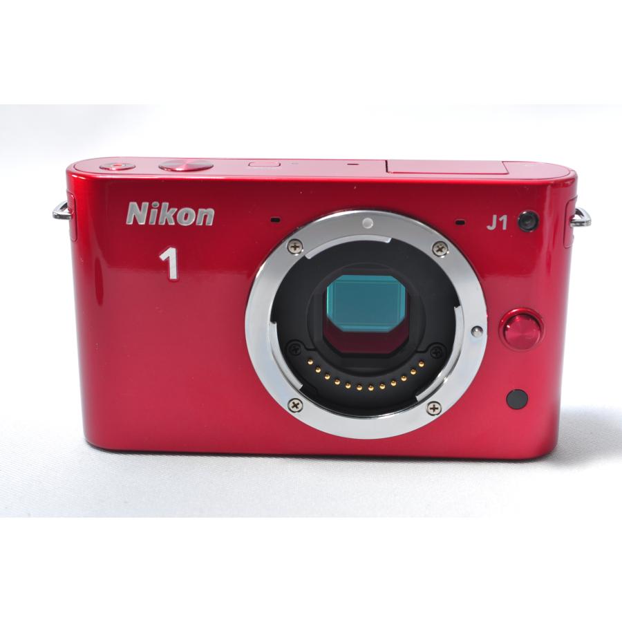 ニコンワン ミラーレス一眼 ニコン Nikon 1 J1 レンズキット レッド SD