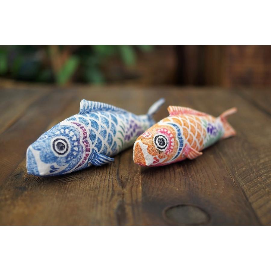 鯉のぼり セット 木版手染めぬいぐるみ 真工藝 室内 手作り おしゃれ