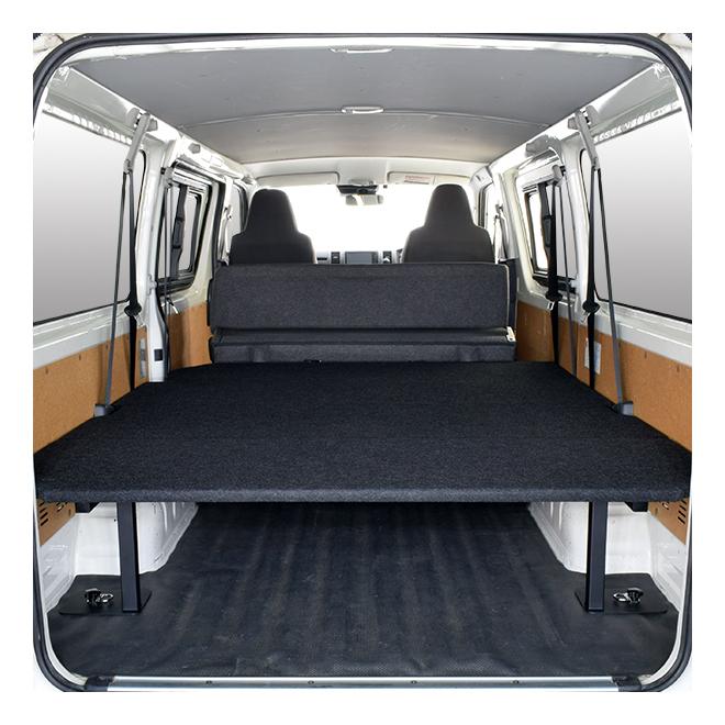 ハイエース DX 3/6/9人乗り車 ベッドキット パンチカーペット タイプ