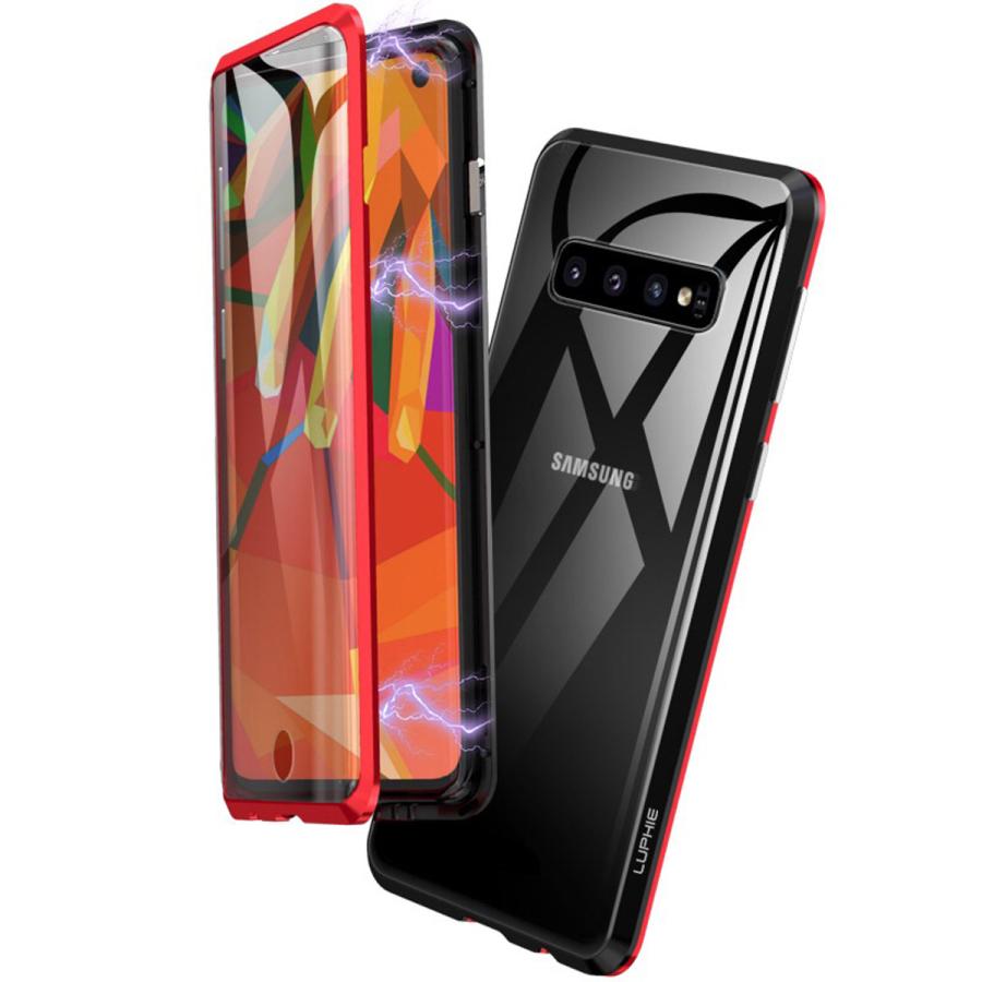 luphie 正規品 Galaxy S10 ケース 全面保護 両面ガラス S10ケース Plus