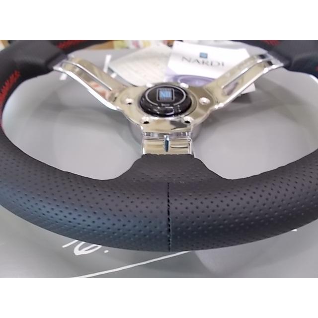 NARDI ナルディ スポーツラリー N733 パンチングレザー＆ポリッシュ