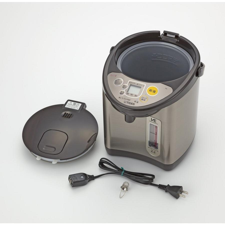 とく子さん タイガー魔法瓶 VE電気まほうびん PIL-A220(T) ブラウン