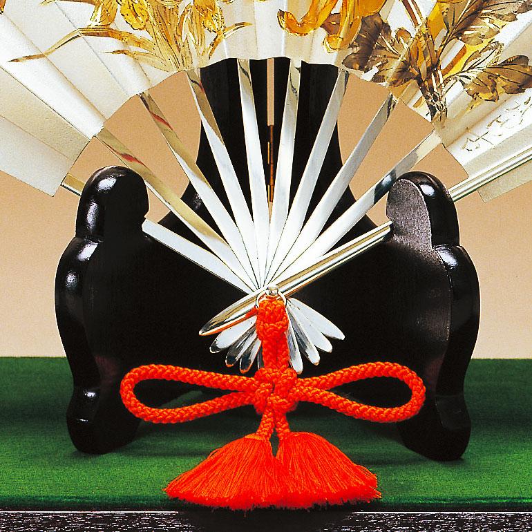 扇 四君子｜純銀製置物/ガラスケース 5号 : HIKARI GALLERYヤフー店