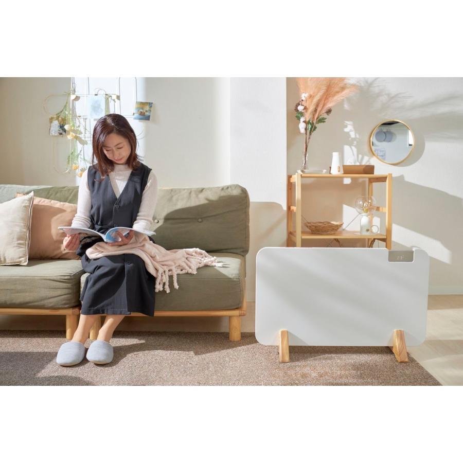 moku. コンベクターヒーター(パネルヒーター) ここぽか 1200W MCH-1202