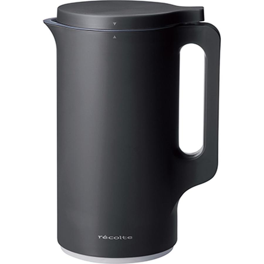 recolte（レコルト） 自動調理ポット ブラック 豆乳メーカー スープ