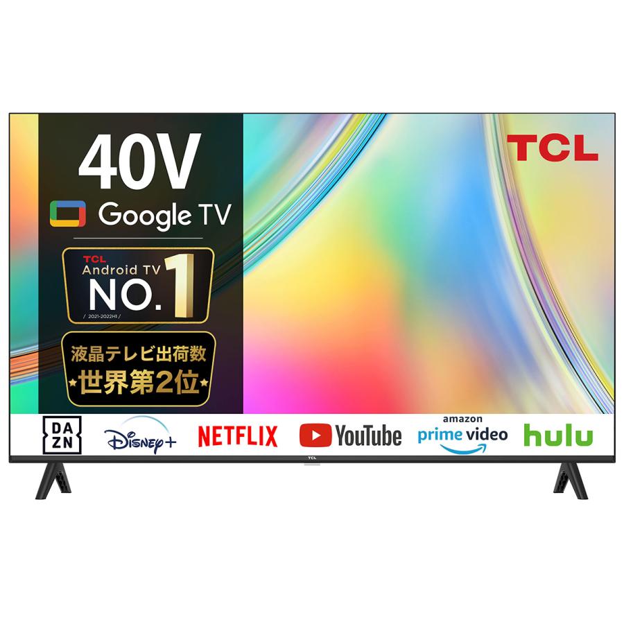 TCL TCL 40V型液晶スマートテレビ 地デジ/BS/CS GoogleTV搭載/フル