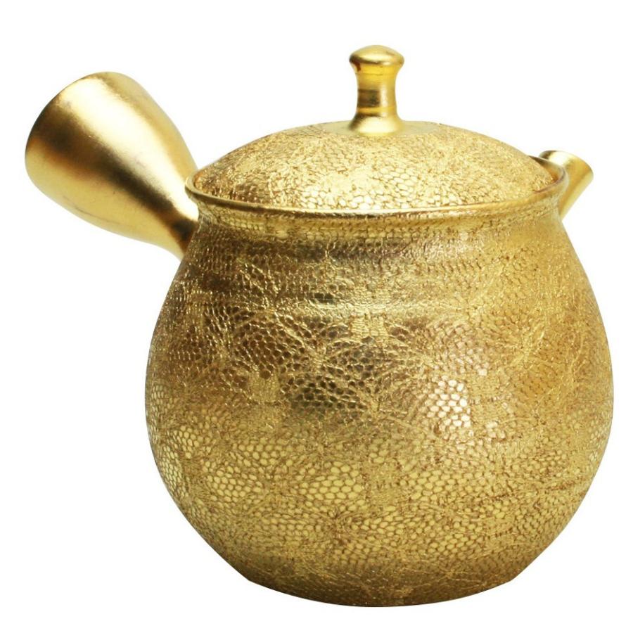 常滑焼 急須 受注生産品 日本製 高級 受注後約60日 昭龍黄金の茶注