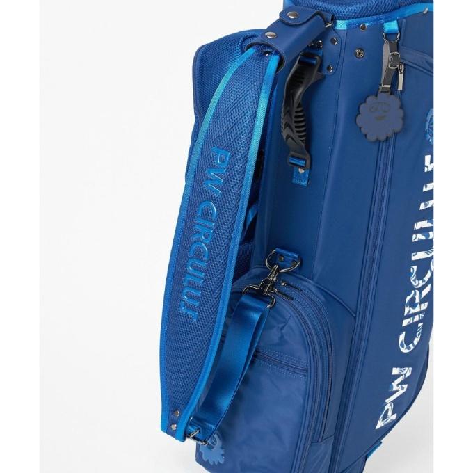 ヨッシ様 ピーダブリュサーキュラス キャディバッグ ゴルフバッグ 青