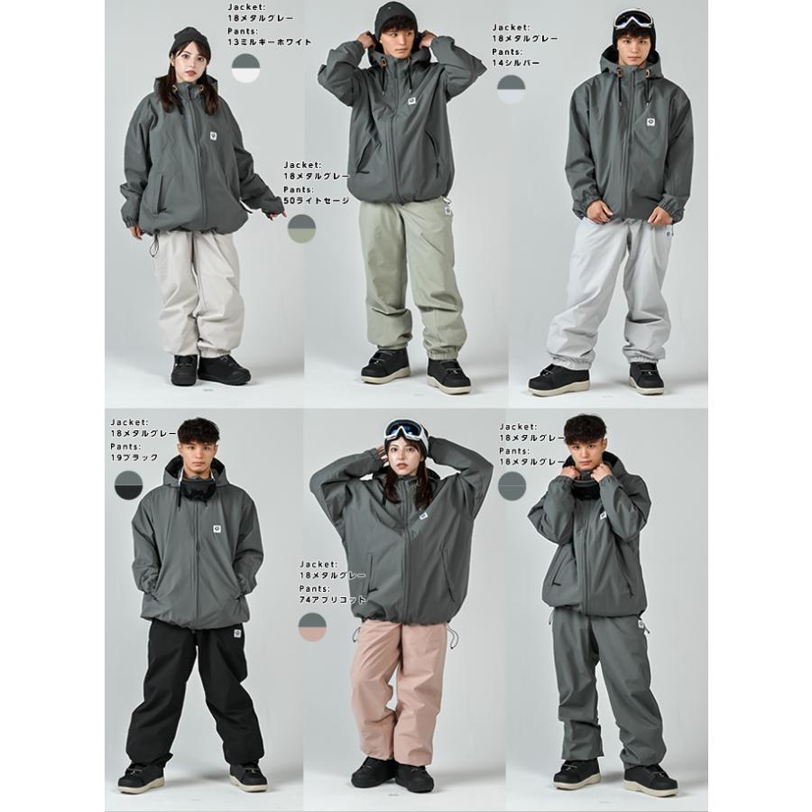 スノーボードウェア 上下セット メンズ レディース SNB JACKET+SNB