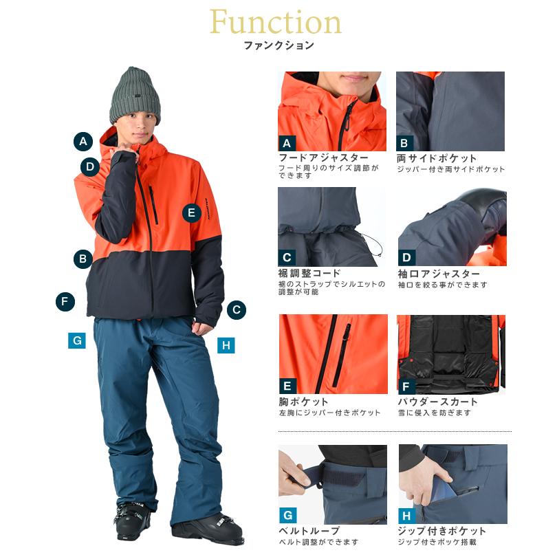 SALOMON（サロモン） スキーウェア 上下セット メンズ HIGHLAND + EDGE