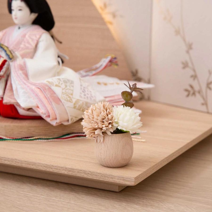 雛人形 おしゃれ インスタ モダン 京十一番(三五) 金彩 LED屏風 田村