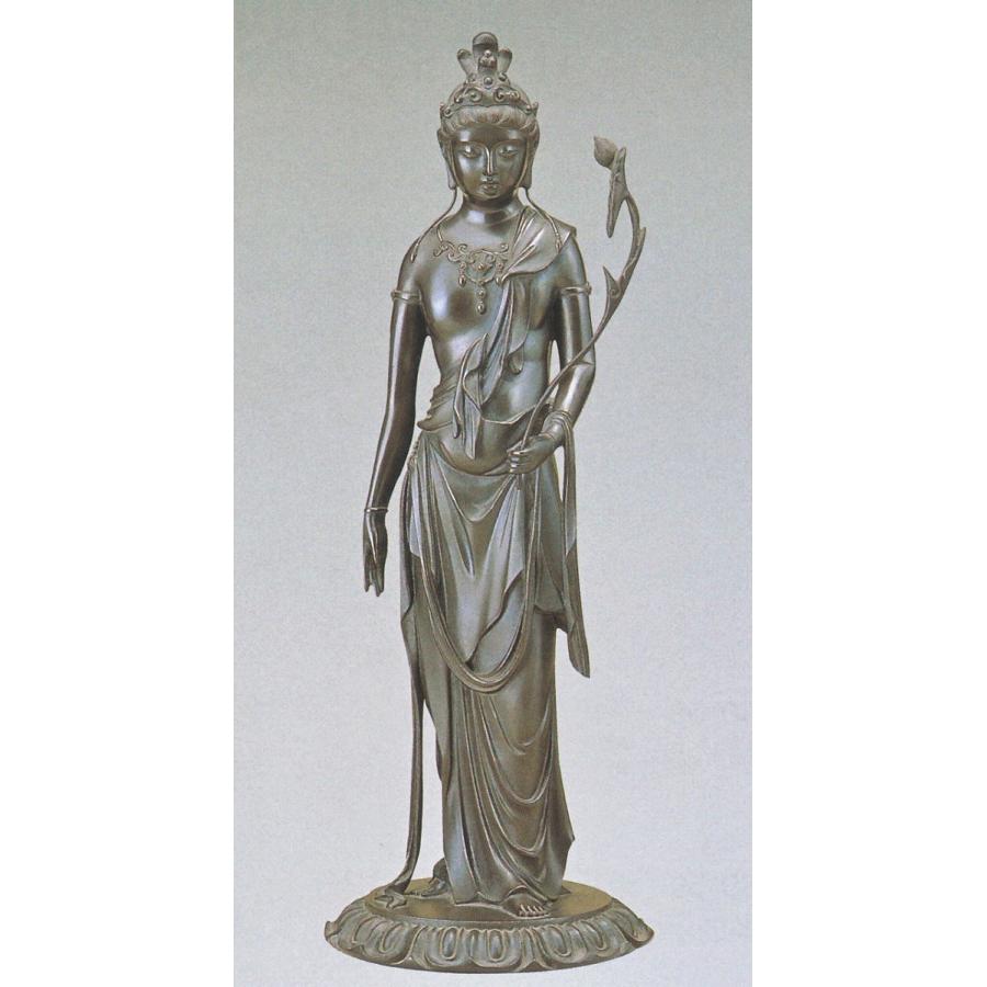 高村光雲の作品／聖観音像 蓮台付(大) 明治の巨匠の名作 桐箱付 高岡