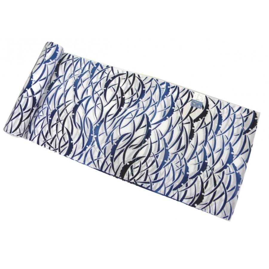 竺仙浴衣反物（ちくせん） 綿絽白地注染浴衣 露芝31-1007 : 京都ひのや