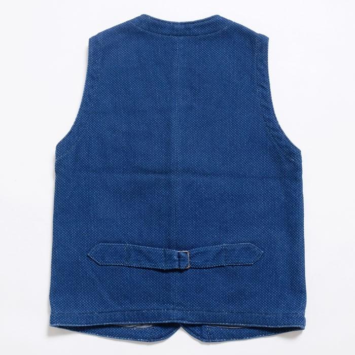 桃太郎ジーンズ（MOMOTARO JEANS） Lot.04-010 刺し子ベスト 04-010