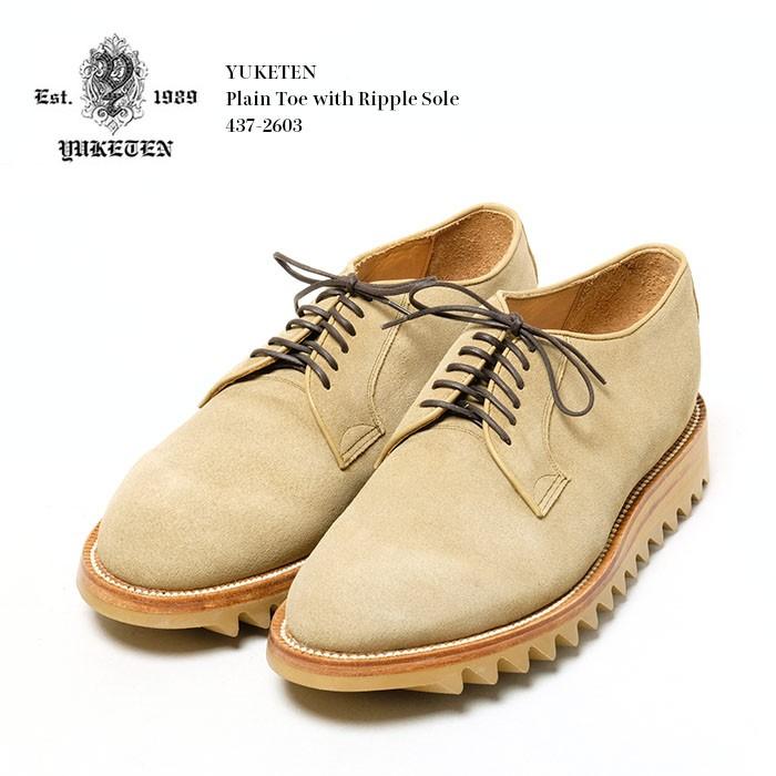 YUKETEN（ユケテン） Plain Toe with Ripple Sole 437-2603 : ヒノヤ