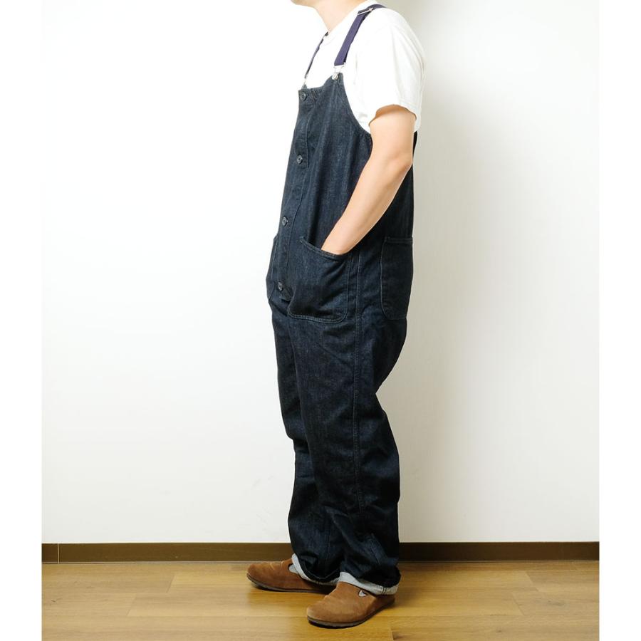 桃太郎ジーンズ（MOMOTARO JEANS） デニム デッキオーバーオール 01