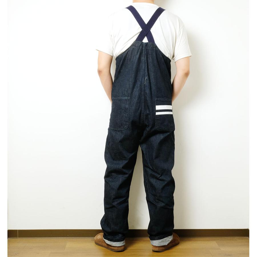 桃太郎ジーンズ（MOMOTARO JEANS） デニム デッキオーバーオール 01