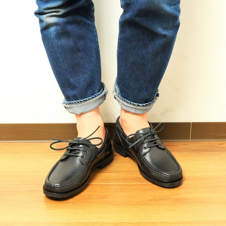 YUKETEN（ユケテン） MARIO BOAT SHOE 3100 レザーシューズ 牛革
