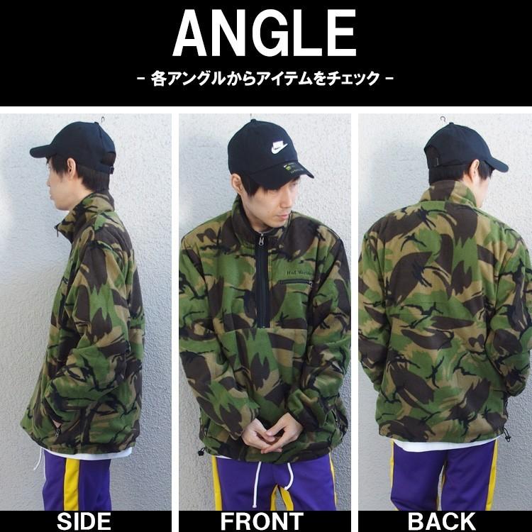 HUF（ハフ） ジャケット アノラックジャケット リバーシブル 無地 カモ