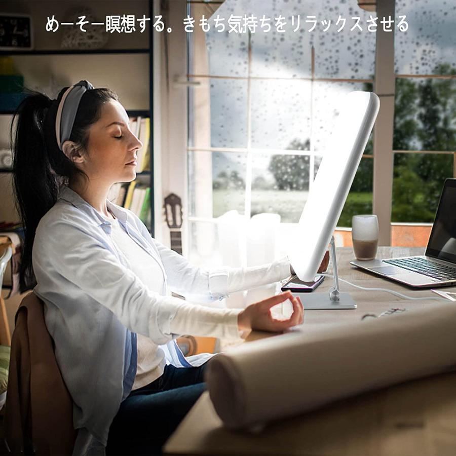 高照度 10000 lux @25cm 光療法 ライト 体内時計がリセット 光