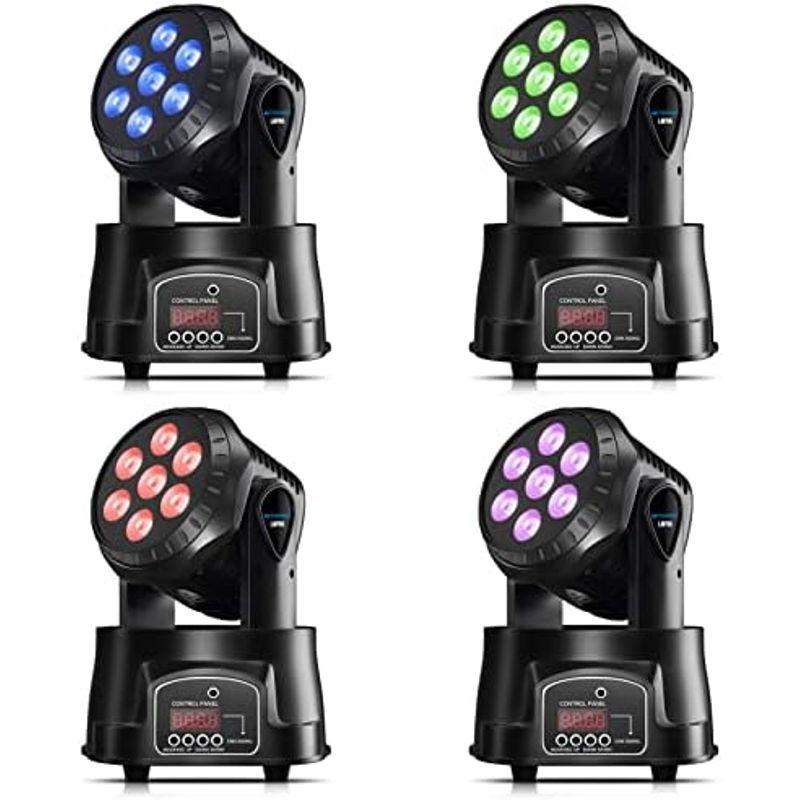 BETOPPER ミニムービングライト LM70S 7x8W RGBW LED 舞台照明 7色変換