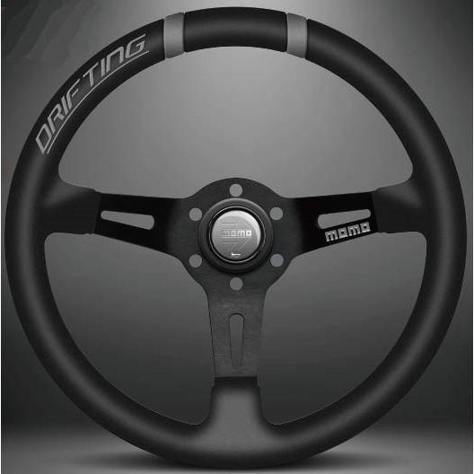 正規輸入品】MOMO ステアリング ドリフティング 33パイ ブラック