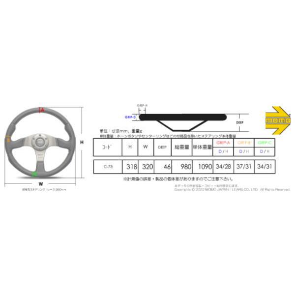 MOMO（モモ）正規品】 ステアリング COMMANDO(コマンド) 2R 32φ(320mm